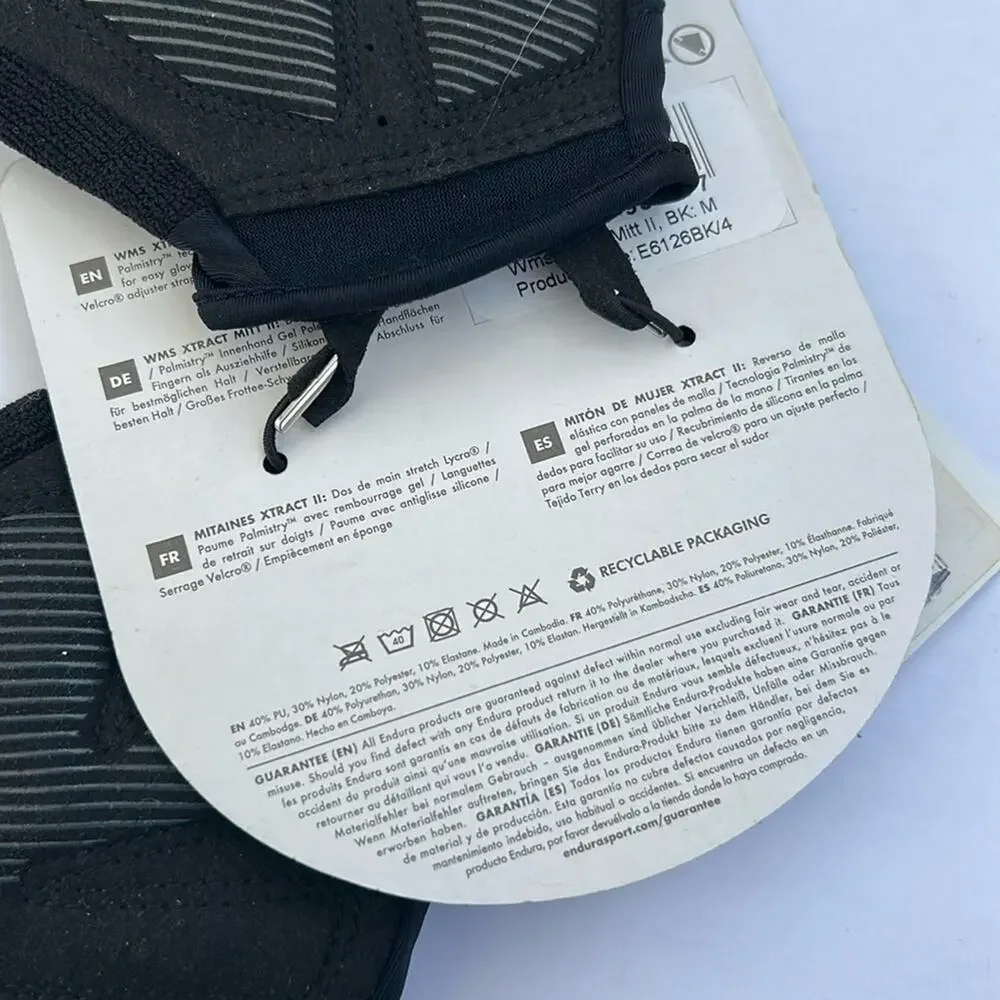 Endura‎ Women’s Xtract Mitt II in Black Sz M